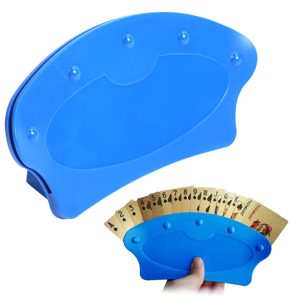 Plastikowy Uchwyt na Karty do Gry Bez Użycia Rąk Stojak Tacka na Karty do Pokera dla Dzieci Seniorów