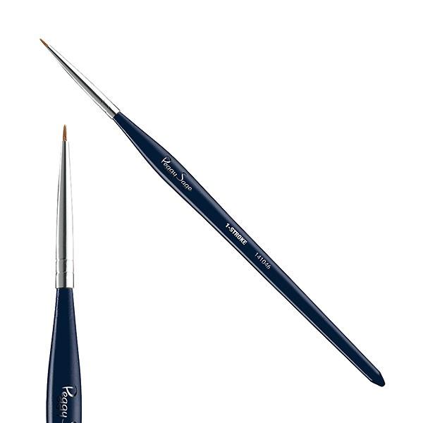 Precision Nail Art Brush by Peggy Sage - Professional Fine Detail, Single Unit
