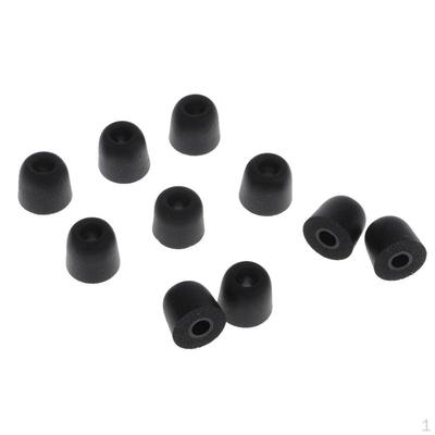 5 Paar 4,5-mm-Kopfhörer-Ohrstöpsel aus Memory-Schaum