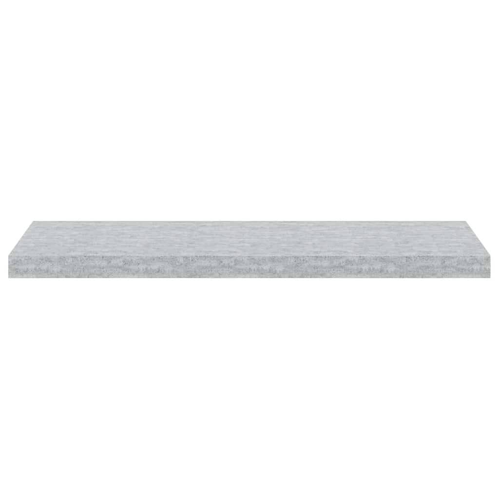 Vidaxl Półki Ścienne, 4 Szt., Szarość Betonu, 80 X 23,5 X 3,8 Cm, Mdf