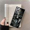 Crown Skeleton Emperor Phone Case For Samsung Galaxy S25 Edge S24 S23 FE S22 S26 Ultra S21 S20 S10 Plus Capa Soft