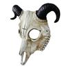 Halloween Sheep Skull Mask Resin Material Role Play Accessory For Costumes And Festivals