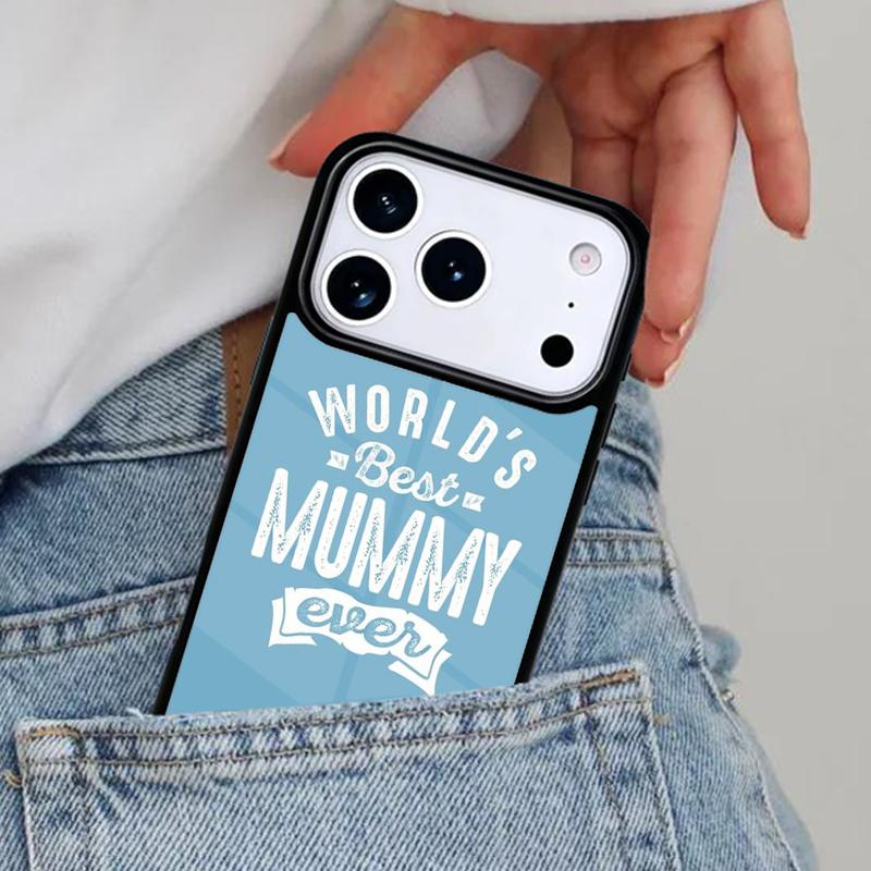 Best Mom Ever Quotes Phone Case for iPhone 16e 15 14 13 12 17 Pro Max Plus Air 17pro Cover Coque