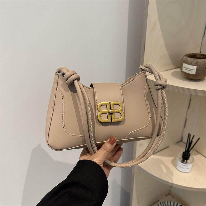 

Bag women 2025 retro new high-end texture underarm bag simple casual fashion shoulder messenger bag