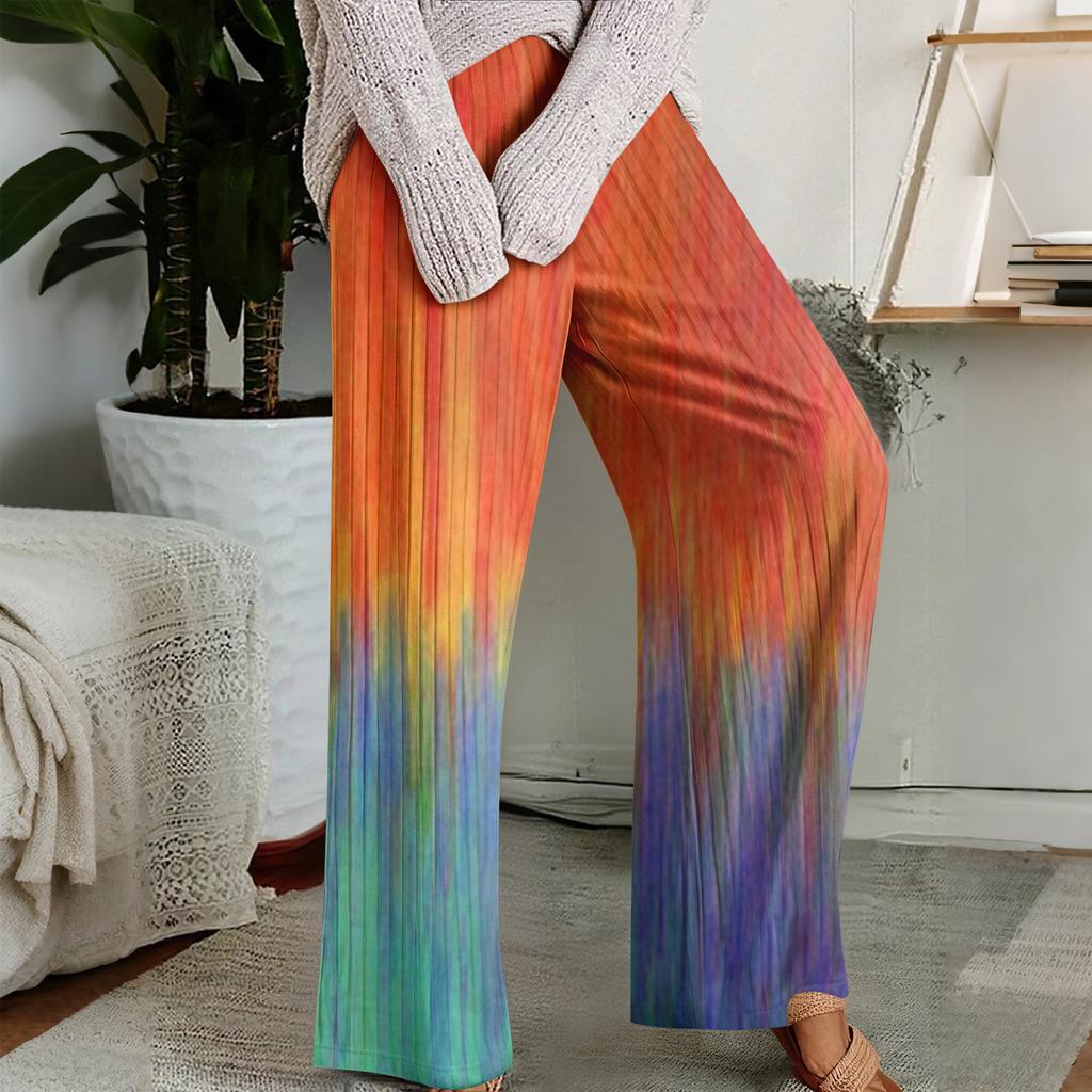 Pajama Pants, Sleepwear, Casual Drawstring Elastic Waist Pants, Comfortable Straight-leg Loose Pants