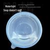 300ml Disposable Round Takeaway Container with Blue Lid