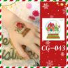 Ruikalong Christmas Cartoon Temporary Tattoo Stickers for Face and Arms