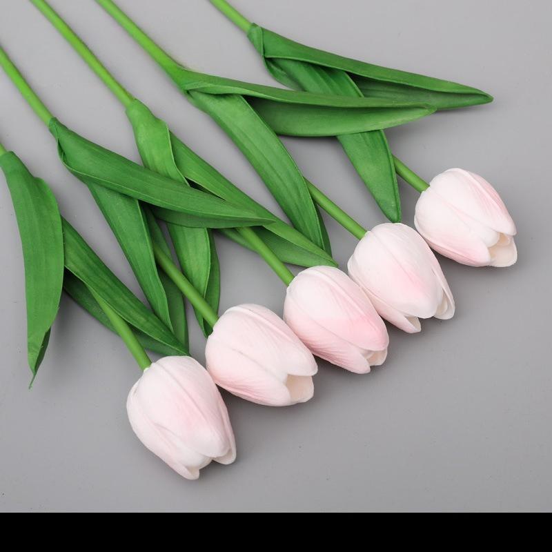 10PCS Mini Tulip Simulation Flower Wedding Home Fake Flower Photography Props Decorative Accessories Hand Bouquet