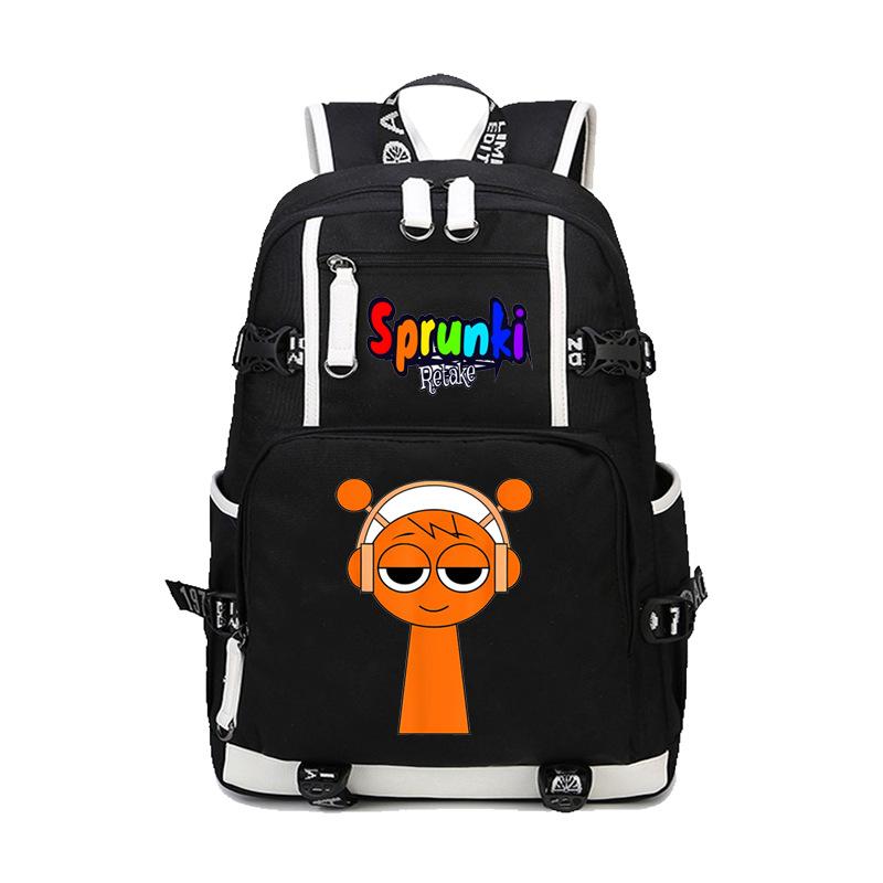 Sprunki Rhythmusbox Spiel Thema Schulrucksack Teenager Schüler Tasche Große Kapazität