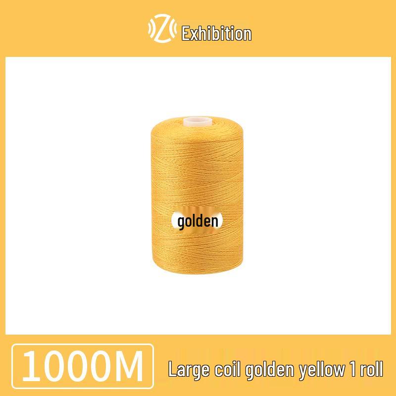 Polyester Sewing Thread - 1000 Yards for Garments & Crafts, Assorted Colors, Small Spool