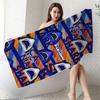 Ultrafine Microfiber Beach Towel Large Size Quick Dry Absorbent Digital Print Swim Cover Up Sun Protection Women Men Kids Pool Travel