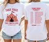 Unisex yaz 2026 Tur T-Shirt, Sirk Sıcak Hava Balonu T-Shirt