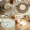 Hand-Woven Cotton Rope Woven Carpet Natural Style Floor Rug Soft Round Floor Mat  home decoration