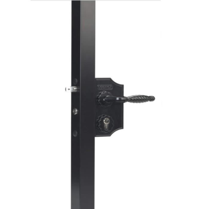 LOCINOX Vert LAKZ P1 Serrure Économique Pour Portillon De Jardin Avec Coffre En Polyamide Et Mécanisme En Acier Inoxydable