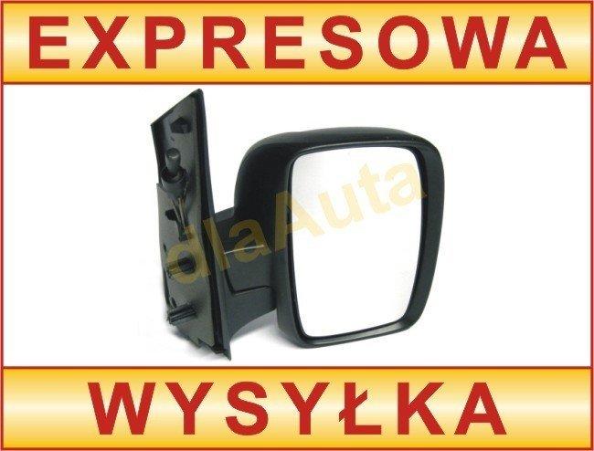 Fiat Scudo II 07-16 manual outside mirror BLACK right