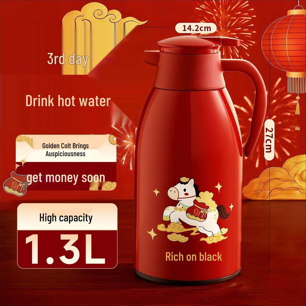 Thermos a Grande Capacità: Bollitore per Acqua Calda e da Ufficio, Ideale per Casa e Riunioni