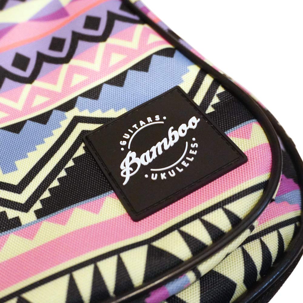 Bamboo 23-inch Concert Ukulele Case, Ortega Pattern