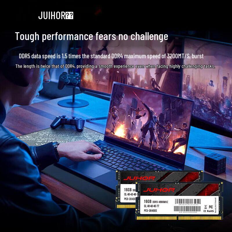 JUHOR 16GB DDR5 4800MHz Laptop RAM
