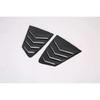 For Mazda 3 Axela Sedan BP   Carbon Fiber Style Side Door Rear View Window Spoiler Cover Trim Ert Garnish Bezel