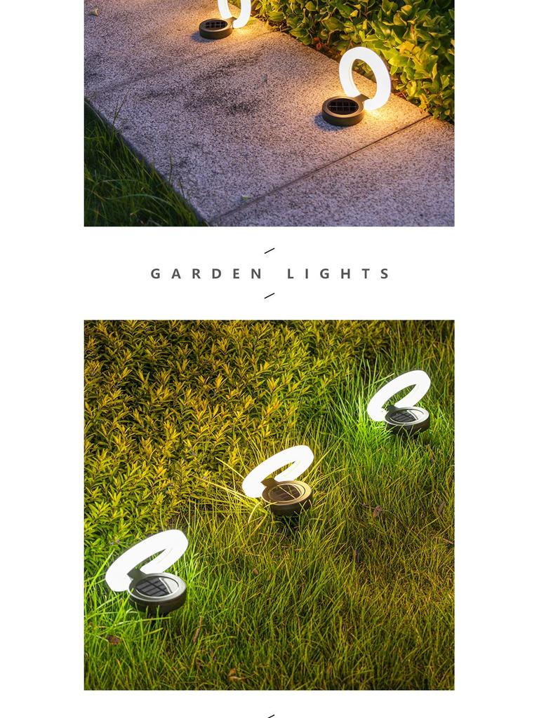 Waterproof Solar Garden Lights for Outdoor Balcony Decoration - Night Stairway and Step Atmosphere Lighting