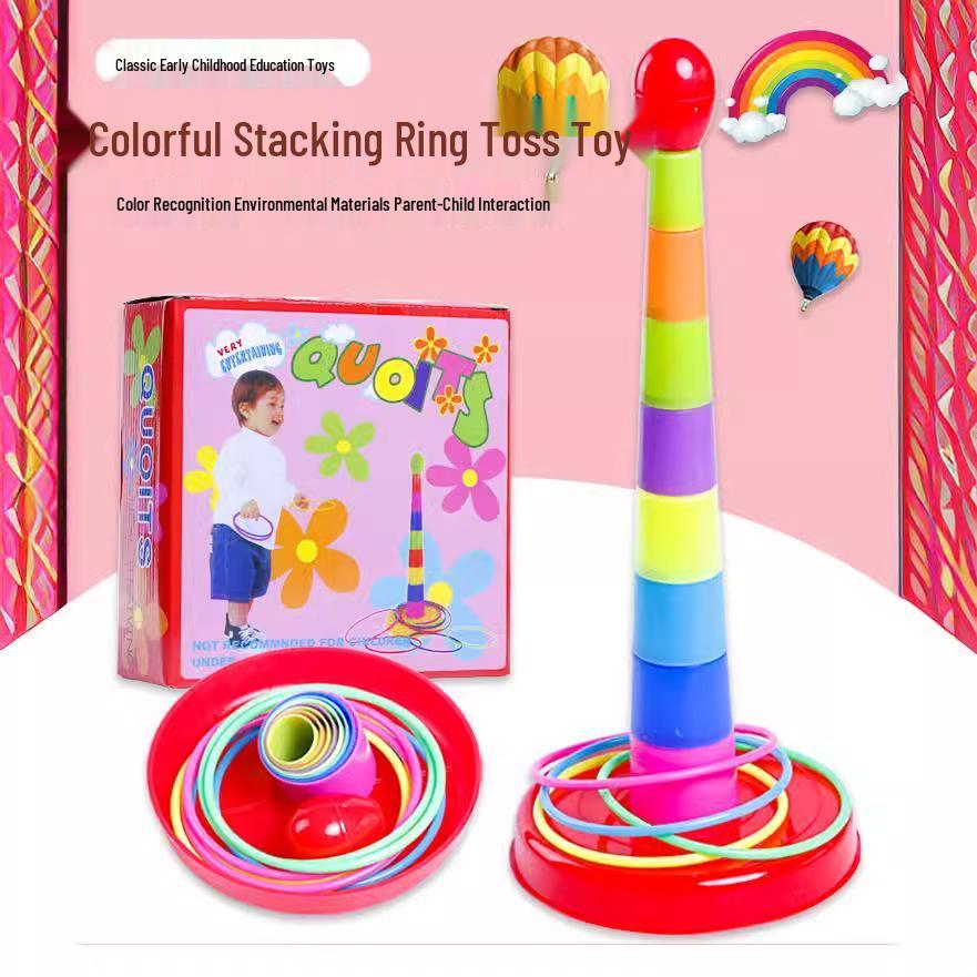 Children s Educational Ring Toss Game - Plastic Toy Hot Seller 12 CM