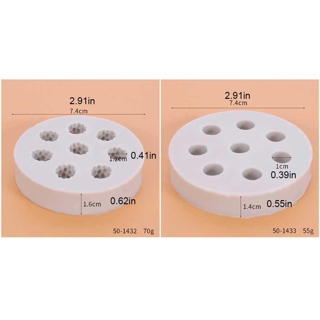 Silicone Fruit Shape 8 Grid Fondant Mold Non-stick Reusable Washable Bakery DIY Cake Mould Molding Tool Accessories