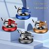 Solar Airplane Car Ornament: Aromatherapy Fighter and Perfume Decoration for Center Console