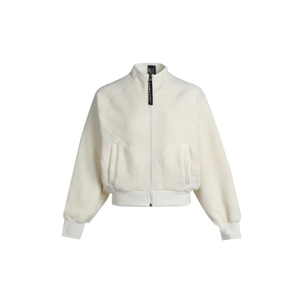 Adidas Jackets Women's Ivory Stand Collar Thickened Other GH7364