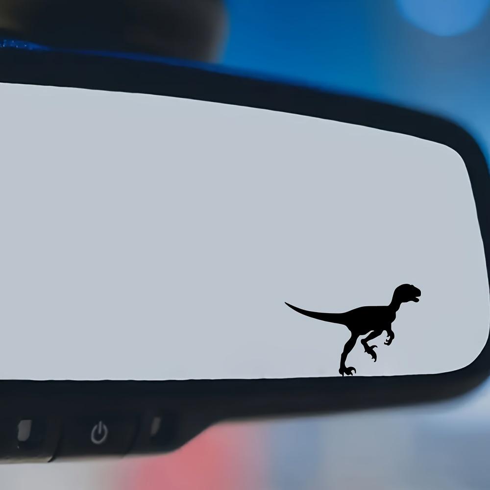Dinosaur Silhouette Car Stickers Waterproof for Rearview Mirror Windows Animal Decoration Vinyl Decals Funny Auto Accessories