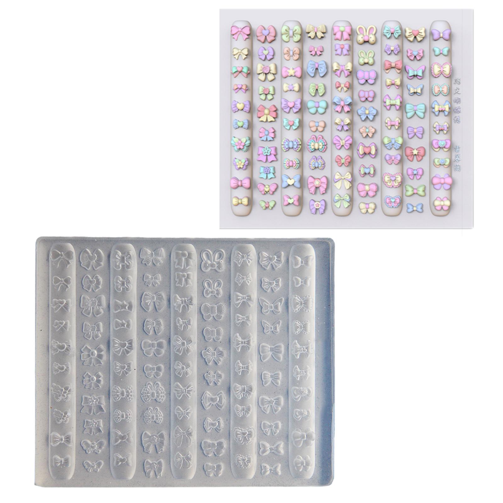 

Креативный силиконовый молд для нейл-арта для легкого создания узоров. Мягкие материалы подходят для различных форм и длины ногтей.