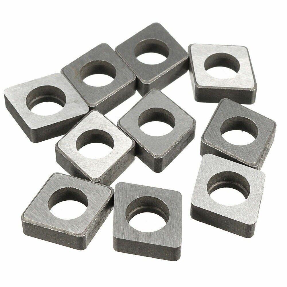 10 Pcs/Set Spacers Carbide Holder Tool Parts Shim Seats