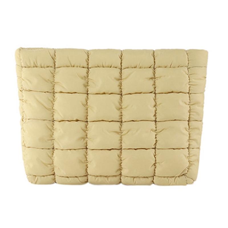 Stylish Pleated Handbag And Cosmetic Pouch For Women Practical Makeup Bag Suitable For Parties And Everyday Use