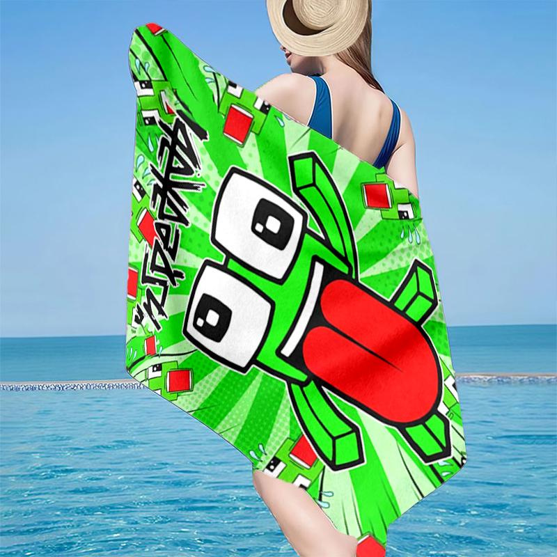 Colorful Game Friends Beach Towel, Super Soft Microfiber, Gift for Her/Him, Birthday, for Pool, Beach, Travel, Home Decor Fan Gifts