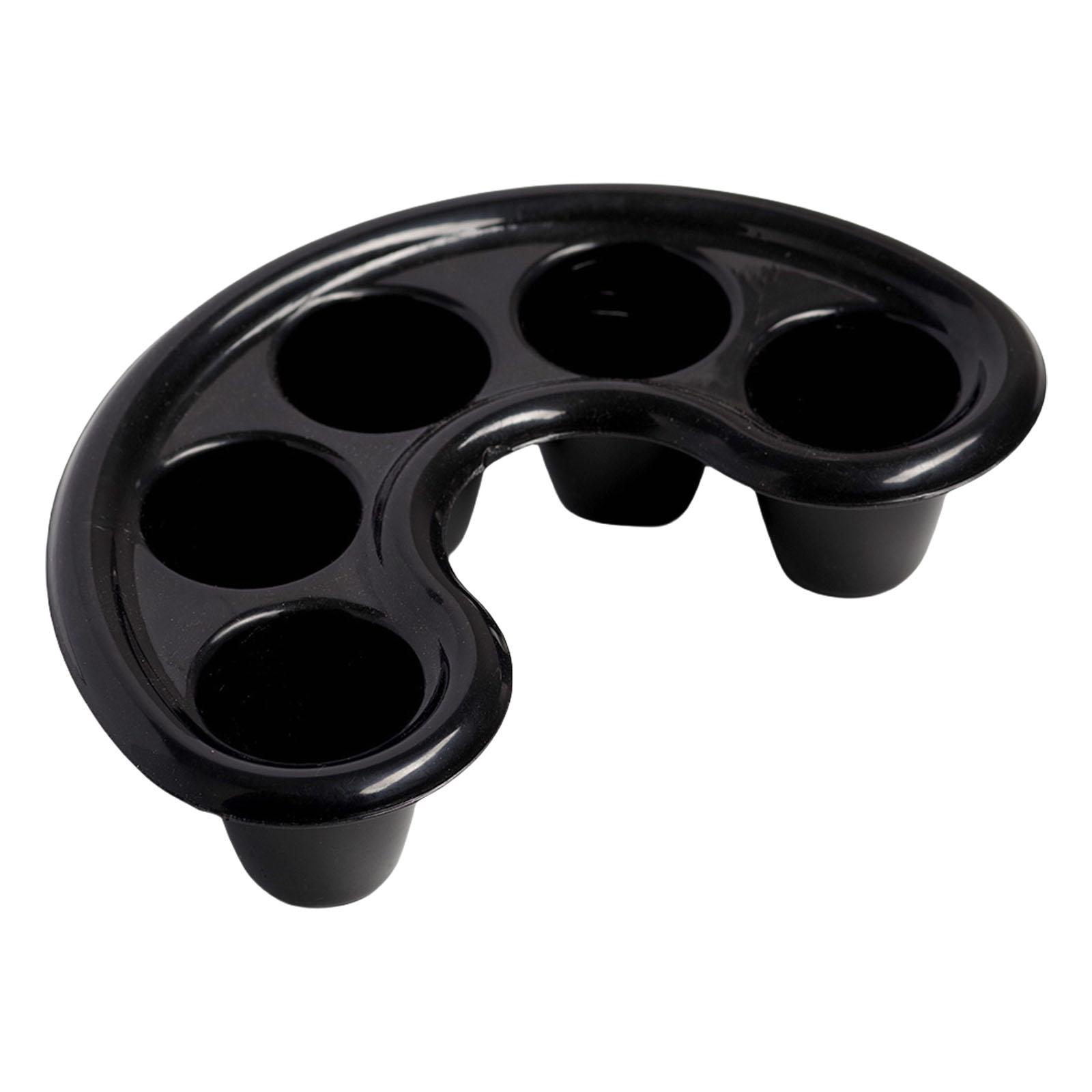 

1 шт. Профессиональная миска для замачивания ногтей для маникюра, замачивания пальцев и снятия лака. Основной инструмент для ухода за ногтями чёрный