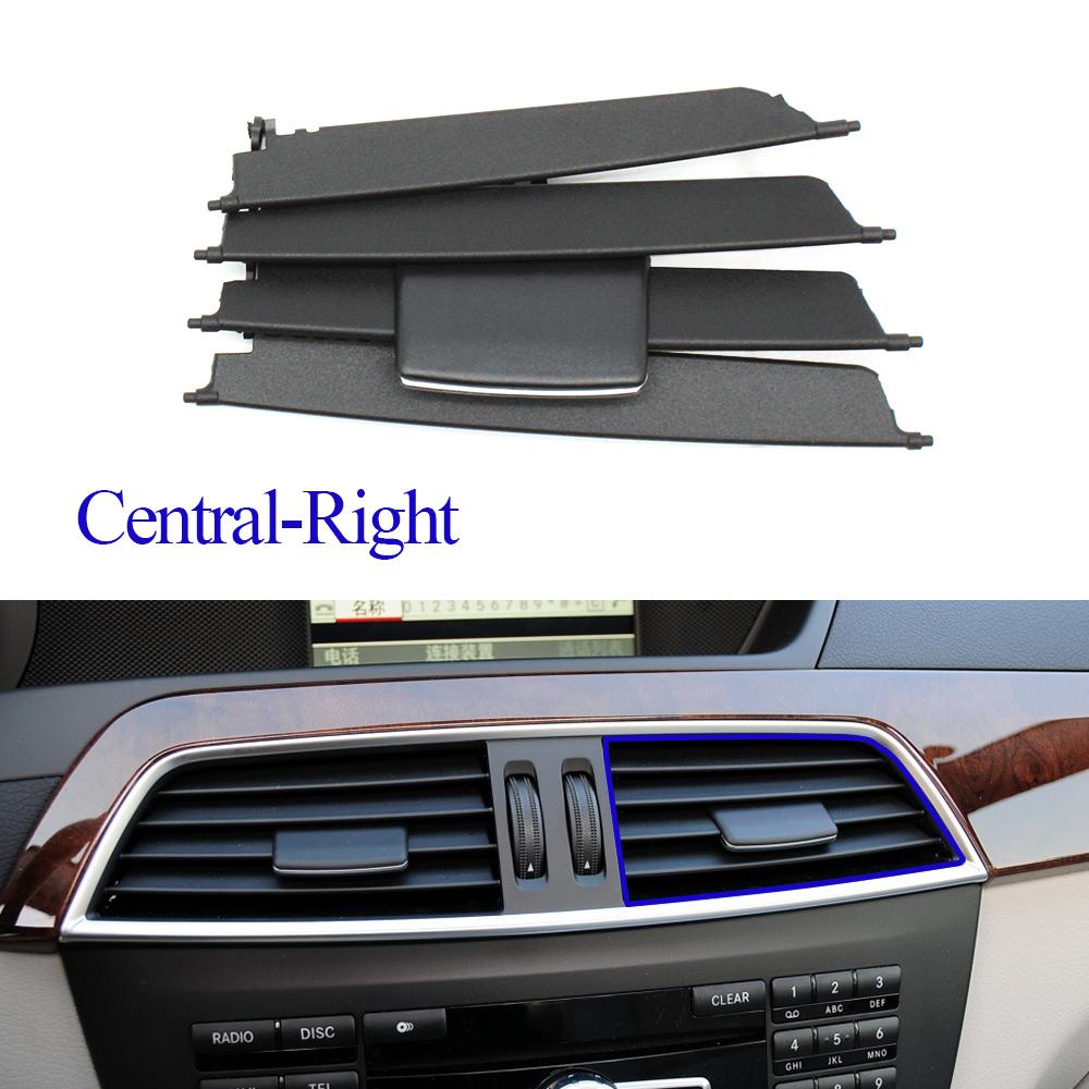 W204 Venstre Høyre Senter AC Lufteventil Grilldeksel Reparasjonssett For Benz C Klasse LCI C180 C200 C220 C230 C260 C300 C350