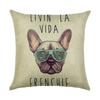 Cartoon Digital Print Pattern Linen Pillowcase Office Car Home Sofa Decorative Cushion Cover