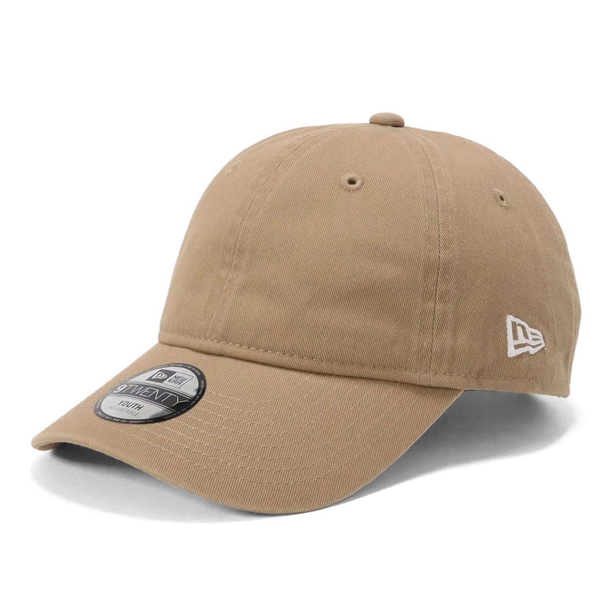 

Бейсболка молодежная 9TWENTY стираный хлопок базовая детская хаки [New Era] хаки