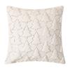 Plush Decorative Cushion Cover Soft Home Decor Christmas Living Room Sofa Throw Pillow Cover Red Embroidered Pillowcase 45×45cm