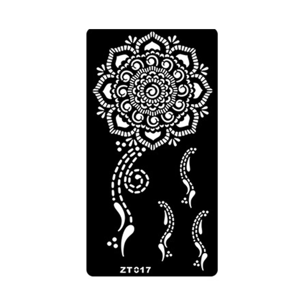 Personalized India Temporary Tattoo Ethnic Style Black Tattoo Decals Arm Foot Tattoos  Women Lady