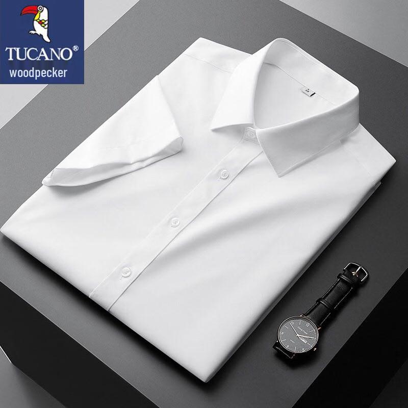 

TUCANO Men s Business Casual Short Sleeve Shirt 42