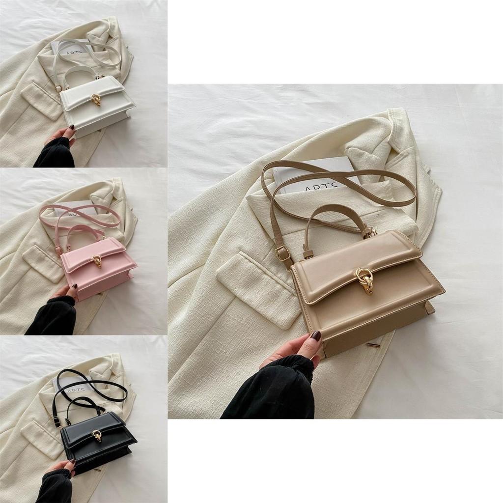 Stylish Vintage Small Crossbody Bag For Women In Trendy Black Pink White Khaki Coffee Colors