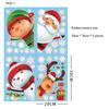 DIY Christmas Window Clings Stickers Xmas Decals Decorations Indoor Holiday Snowflake Santa Claus Reindeer Decals for Party