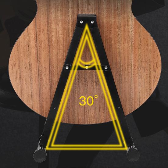 Suport pliabil pentru chitară, de sine stătător, tip A, picioare din silicon antiderapant, braț din burete moale, rezistent la zgârieturi, structură stabilă, acustic, electric