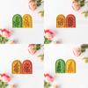 Soft Pottery Polymer Clay Cutter Pottery DIY French Earrings Flower Cutting Dies for Earring Jewelry Pendant Making