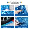 PVC Interlocking Anti-Slip Floor Mat for Shower, Kitchen, Bathroom, Toilet, Pool - Water-Permeable and Hollow Design