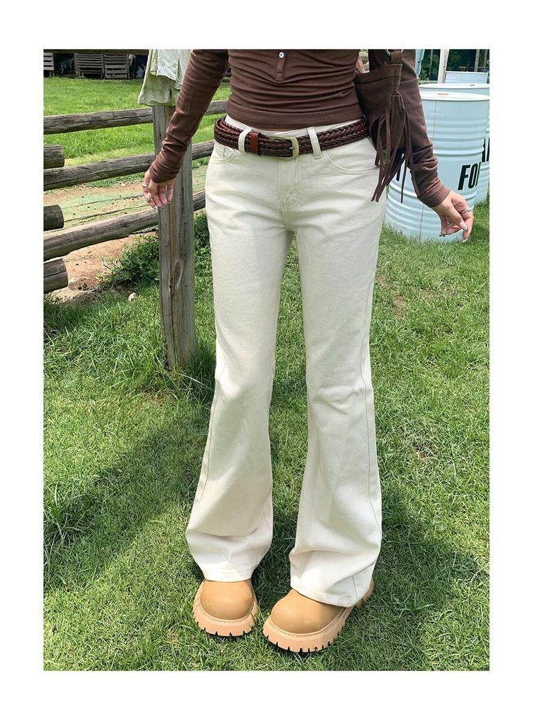 2025 Autumn Low Waist Micro Flare Slimming Jeans for Women