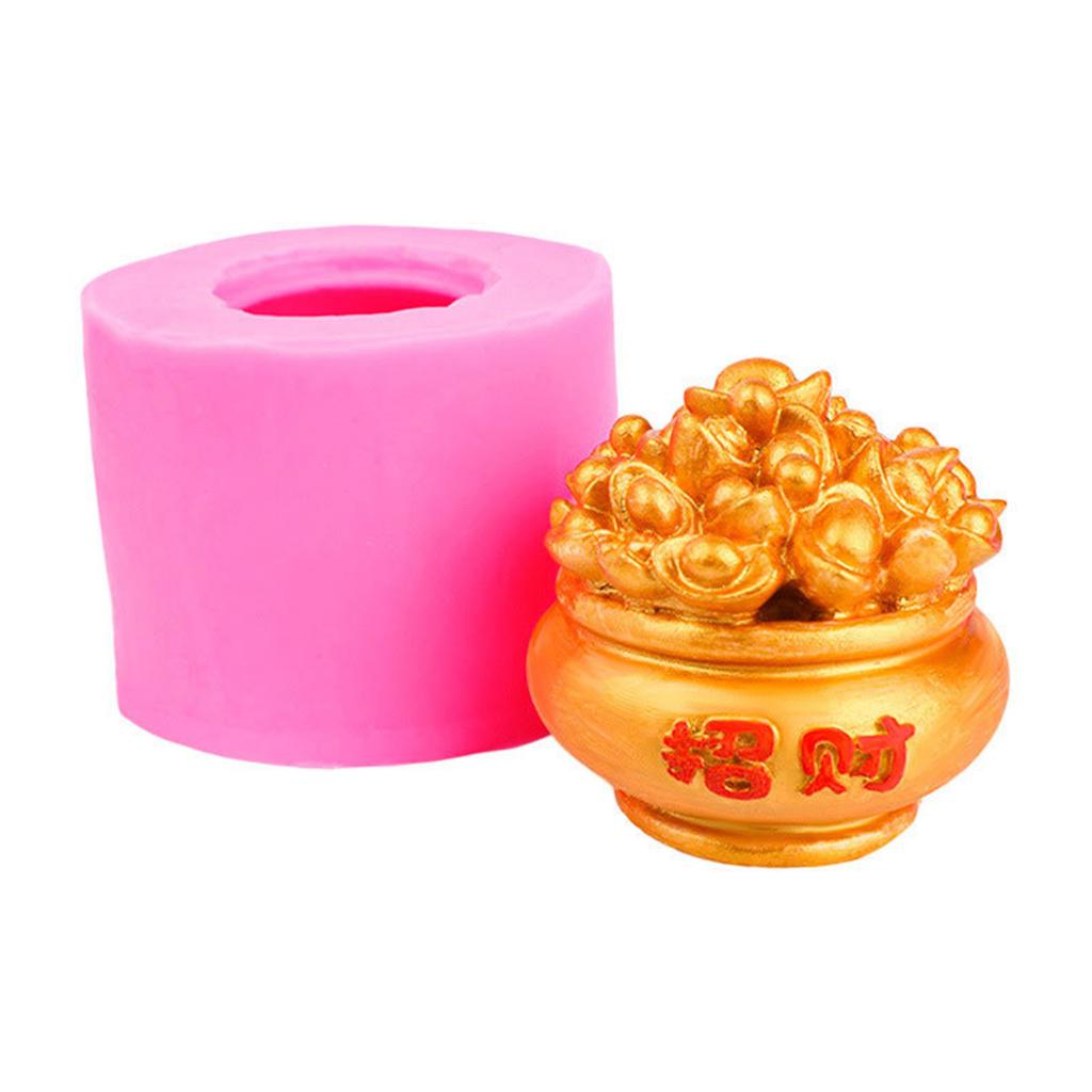 Delicate Candle Mould Silicone Mould Candle Making Reused Candle Cute Epoxy Mould Castings Molds Silicone Mould