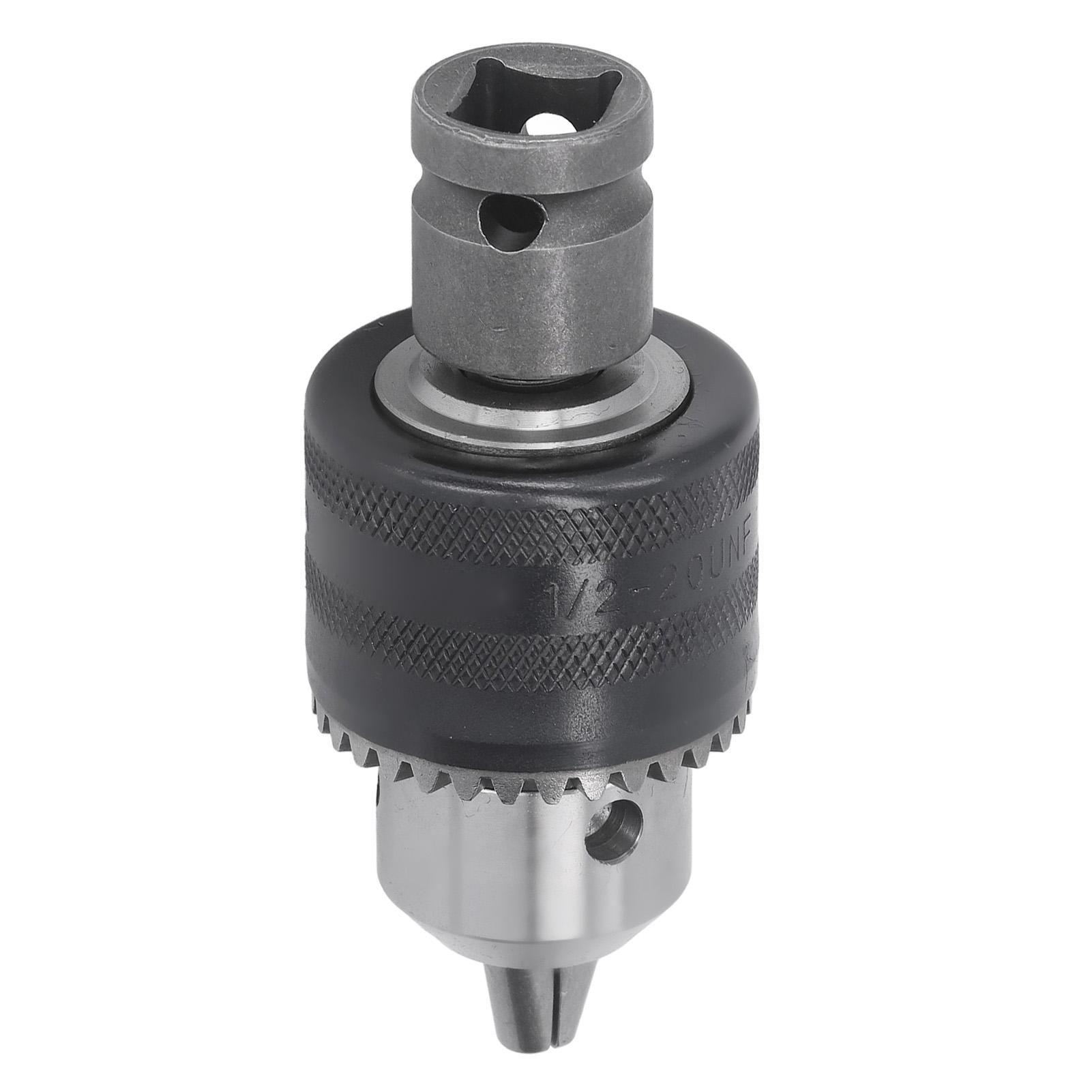 

3-х кулачковый сверлильный патрон 11612 дюймов с ключом для затяжки для пневматического ударного шуруповерта, токарного станка