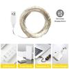 USB Powered String Light, 1-10m White/Warm White/Multi-Color Fairy String Lights for Wedding Party Christmas Festival Decor