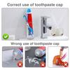 High Quality Silicone Self Closing Toothpaste Cap Dust Bathroom Product Self-sealing Squeezer Cleaning Toothpaste Pump Dispenser